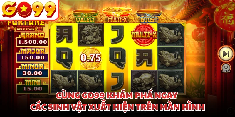 Cùng GO99 khám phá ngay các sinh vật xuất hiện trên màn hình